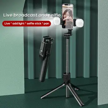 Nový 3 V 1 Bezdrôtová Selfie Stick Rozšíriteľný Ručné Monopod Skladací Mini Statív S Uzávierky Remote Pre Live Video