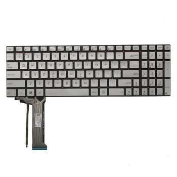 Nový AMERICKÝ Notebook klávesnica pre ASUS N751 N751J N751JK N751JX G58 G58JM G58JW G58VW Silver/Red klávesnica s podsvietením