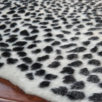 Nový domov Koberec Luxusné Európske &Americký štýl koberce, koberce pre obývacia izba mäkké Leopard Tlač spálni koberec Mat pre home decor