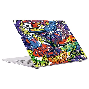 Nový Hard Shell Proti pádu Notebooku Prípade HUAWEI MateBook X Pro 13.9/MateBook 13/14/MateBook D14/D15 s Graffiti Art Series