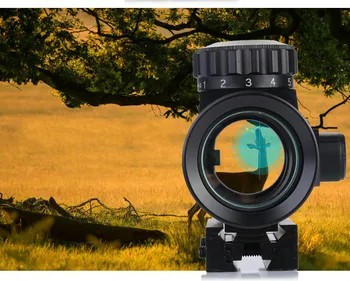 Nový Holografické 1x40 Red Dot Sight Airsoft Červený Zelený Kríž Pohľad Rozsah Lovu Rozsahu 11 mm 20 mm Železničnej Mount Collimator Pohľad