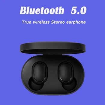 Nový Pôvodný Xiao Redmi Airdots 2 TWS zníženie Hluku Bluetooth Slúchadlá Stereo bass 5.0 S Mic Handsfree Slúchadlá AI Ovládanie
