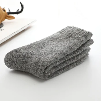 Nový Rok Merino Vlna Mužskej Mužov Ponožky Dizajnér Super Hrubšie Pevné Ponožky Proti Chladu Snehu Rusko Zime Teplé Zábavné Muž Mužov Ponožky