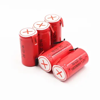 NOVÝ SC batérie subc batérie, nabíjacie nicd batérie, náhradné 1.2 v, akumulátor, 1800 mah power bank