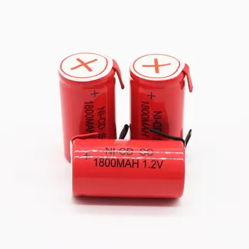 NOVÝ SC batérie subc batérie, nabíjacie nicd batérie, náhradné 1.2 v, akumulátor, 1800 mah power bank