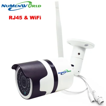 Nový Štýl Vodotesný IP kamera 720P Bezdrôtové Audio P2P siete wifi IP Cam IČ Vonkajších CCTV Kamera s Vonkajším SD slot nahrávač