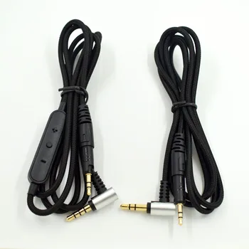 Náhradné Audio Kábel pre Sennheiser HD598 HD518 Slúchadlový Kábel s Mikrofónom pre ATH-M50X M40X Slúchadlá