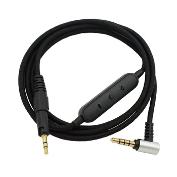 Náhradné Audio Kábel pre Sennheiser HD598 HD518 Slúchadlový Kábel s Mikrofónom pre ATH-M50X M40X Slúchadlá