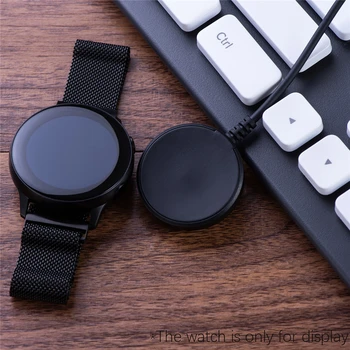 Náhradné Nabíjací Dock Nabíjací Držiak pre Samsung Galaxy Watch3(41mm R850, 45mm R840), Active2, Aktívne Smartwatch