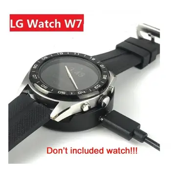 Náhradné Nabíjací Držiak pre LG W7 Smart hodinky nabíjačka + USB nabíjací kábel Dock Nabíjačku Typu C, Vysoko Kvalitné Hodinky nabíjačky