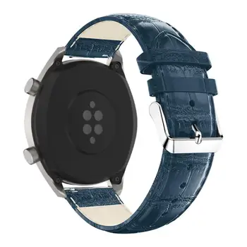 Náramok Pre Huawei Sledovať GT2 Hodinky Remienok 22 mm Kožené Krokodíla Popruh Watchband Pre HuaweiGT2 Wriststrap Accosserie Gt2e Huawei