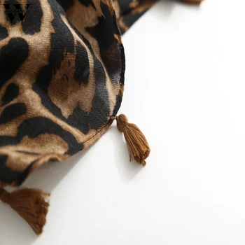 Oblečenie & Doplnky Šatku 1PC Jeseň Klasická Leopard Tlač Keper Strapec Módne Ženy Šatku Zime Šál 2018 Nov17