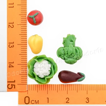 Odoria 1:12 Miniatúrne 7pcs výber Zeleniny domček pre bábiky Kuchynské Doplnky