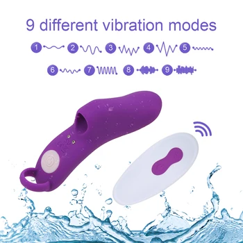 OLO 9 Frekvencia Bezdrôtové Diaľkové Ovládanie Stimulátor Klitorisu Prst, Vibrátor G-Spot Vaginálne Masáž Ženská Masturbácia
