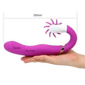 OLO G-Spot Vibrátor Kúrenie Otáčania Ústne Jazyk Lízanie Sexuálne Hračky Pre Ženy Stimulátor Klitorisu Žena Masturbator Sex Produkty