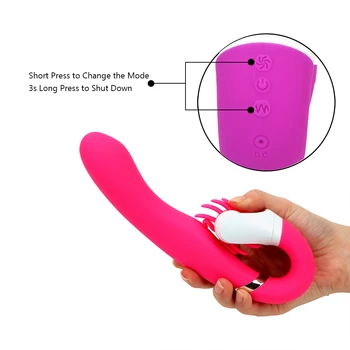 OLO G-Spot Vibrátor Kúrenie Otáčania Ústne Jazyk Lízanie Sexuálne Hračky Pre Ženy Stimulátor Klitorisu Žena Masturbator Sex Produkty