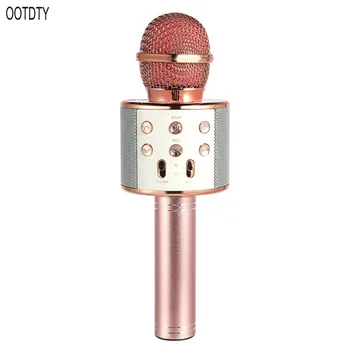 OOTDTY Bezdrôtový Prenosné Prenosné Bluetooth Karaoke Mikrofón, Spev Stroj