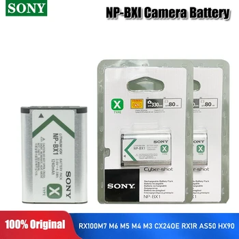 Originál Sony NP-BX1 BX1 Fotoaparát, Batériu DSC RX1 RX100 M3 M2 RX1R WX300 HX300 HX400 HX50 HX60 GWP88 PJ240E AS15 WX350