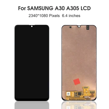 Originálne LCD Pre Samsung Galaxy A30 LCD Displej Dotykový Displej Digitalizátorom. Montáž Pre Galaxy A30 A305F A305FN A305G A305GT