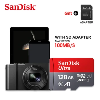 Originálne Sandisk Micro SD karty Class10 TF card16gb 32gb 64gb128gb 80Mb/s, pamäťová karta 200GB pre huawei telefónu a tabletu