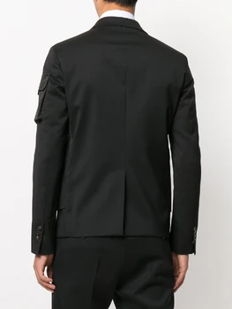 Originálny dizajn pocket výbava dizajnér pánske obleky veľké značky mólo na mieru bežné pánskeho oblečenia 2020 Veľké metrov pánske oblečenie