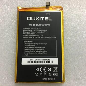 Oukitel k10000 Pro Batéria Originálne Veľkú Kapacitu 10000mAh Výmena Batérie Pre oukitel k10000 Pro Mobilný Telefón
