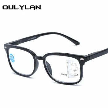 Oulylan Anti-modré svetlo na Čítanie Okuliare Ženy Muži Progresívna Multifokálna Ďalekozrakosť Okuliare Presbyopia Okuliare Diopter +2.5