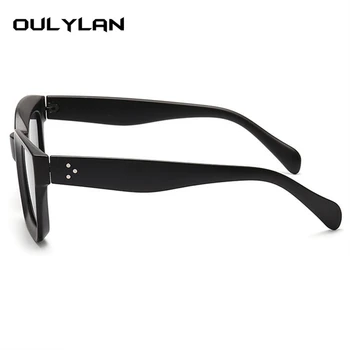 Oulylan Vintage Námestie slnečné Okuliare Ženy Dizajn Značky Retro Slnečné Okuliare Gradient Odtieňoch, Dámske Slnečné okuliare UV400
