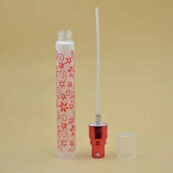 OXFUL 6Pcs/veľa Vytlačené 10-ml Sklenené Parfum Spray Fľaše Rozprašovač Prázdne Naplniteľné Prenosný Mini Parfum Fľašu