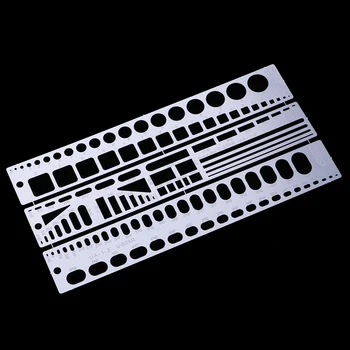 Panel Nit Model Nástroj Engraves Formovanie Blok Striebro 13.2 X 6.2 cm Nástroje