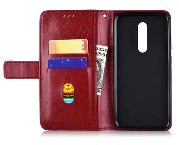 Peňaženka Kože Flip puzdro pre Nokia 5 TA-1053 5.2