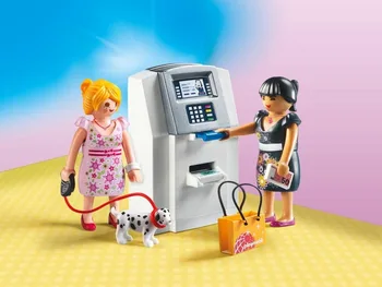 Playmobil ATM dievča rodiny hračka nastaviť Deti Hračka Darček k Narodeninám
