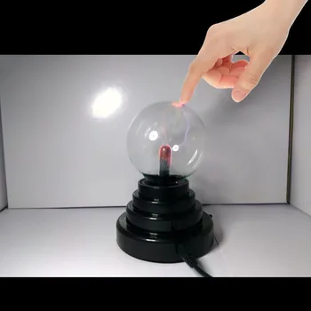 Plazmová Guľa USB Nové Položky Sféry Svetla Magický Kryštál Lampa Ploche Lightning Vianočný Večierok Citlivé na Dotyk Svetla Elektrostatické