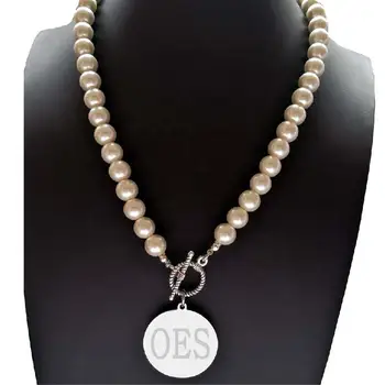 Podiel teplej predávať Sorority Objednávky z Východnej Star perlový náhrdelník Šperky
