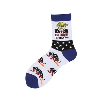 Ponožky trump Trump ponožky funny zábavu ponožky trend bavlna ulici ponožky mužov a žien ponožky