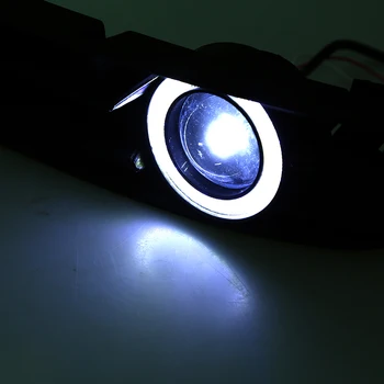 POSSBAY Predné Hmlové Svetlo S Objektívom LED Lampa Uhol/Diabol Oči pre Mitsubishi Lancer 2008-2012 Biela Nižšie Nárazníka Hmlové Svetlá 12V