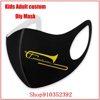 Pozauna maska pm2.5 zábavné pattem tlač grimasa ghost úst maska opakovane deti DIY masku na tvár fashion maska na tvár masky