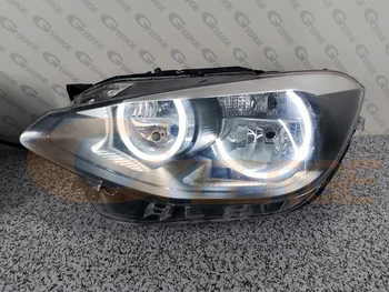 Pre BMW 1 SERIES F20 F21 2011 2012 2013 2016 2017 HALOGÉNOVÉ SVETLOMETOV Ultra svetlé SMD LED Angel Eyes auta denného Svetla