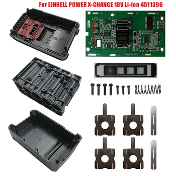 Pre Einhell Power X-Zmena 18V Li-ion 4511396 20V Li-ion Batéria Bývanie Prípade Shell Ochrany PCB Doska Set