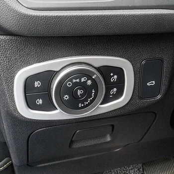 Pre Ford Focus 2019 ABS Matný/Uhlíkových vlákien Auto Svetlomety Nastavenie Prepnúť LHD Kryt Výbava Auta Styling príslušenstvo 1pcs