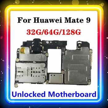 Pre Huawei Mate 9 Doske 32G-4G 64 G-4G 128G-6 G Doske Nahradila Pôvodné Čistenie EMUI Dobré Logic Board OS Android Nainštalovaný