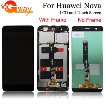 Pre Huawei Nova LCD Displej+Digitalizátorom. dotykový Displej pre huawei nova lcd CAZ-AL10 MÔŽE-L01 / L11 / L02 S Rámom s nástrojmi