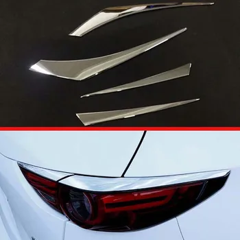 Pre Mazda CX-8 CX8 2018 2019 ABS Chrome Zadné zadné Svetlo Lampy Pásy Kryt Výbava Exteriér dekorácie prerobit Príslušenstvo Styling
