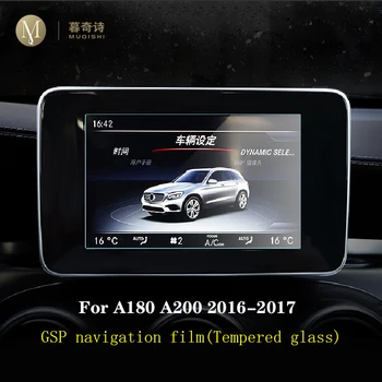 Pre Mercedes Benz A-Class W176 A180 A200 A260 Auta GPS navigácie film na LCD obrazovke Tvrdené sklo ochranný film Anti-scratch
