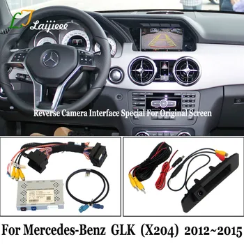 Pre Mercedes Benz GLK X204 2012~HD Zadnej strane fotoaparátu súprava / DIY Zadná Parkovacia Kamera Aktualizácia OEM Obrazovky Bez nutnosti Programovania