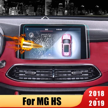 Pre MG HS 2018 2019 Príslušenstvo Tvrdeného Skla vodičov Chránič Obrazovky Touch Displej Film ochranné Nálepky, Auto Styling