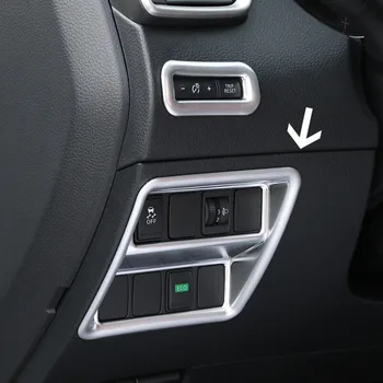 Pre Nissan Qashqai J11-2018 ABS Matný/Uhlíkových Vlákien Auto Svetlometu Úprava Tlačidlo Prepnúť Gombík Kryt Výbava Auta Styling 1Pcs