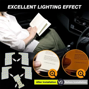 Pre Nissan Serena C27 Suzuki Landy 2016~2020 Nočné Osvetlenie Interiéru Miestnosti Aktualizácia Strechy light LED Lampa na Čítanie Canbus Biele Žiarovky