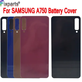 Pre SAMSUNG Galaxy A7 2018 Späť Batérie Sklenený Kryt A750F/DS Zadné Dvere Bývanie Prípade Výmeny Pre SAMSUNG A750 Kryt Batérie