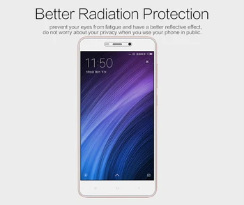 Pre Xiao Redmi 4A Screen Protector NILLKIN Super Clear /Anti-glare Matná Ochranná Fólia pre Xiao Redmi 4A